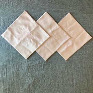 Blush Satin 3-pack Cushion Covers